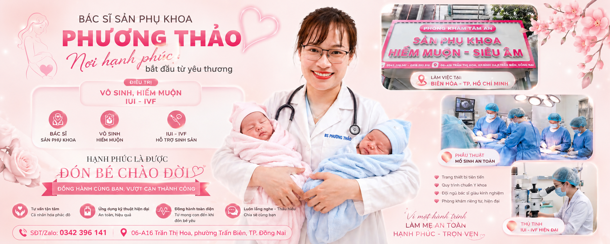 Banner Bác sĩ Nguyễn Thị Phương Thảo - Phòng khám Tâm An